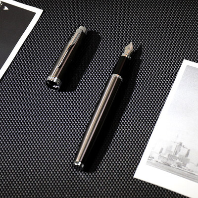 派克（PARKER）2015IM金属灰白夹墨水笔