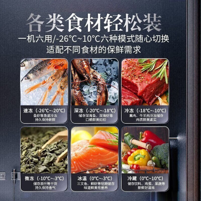 海尔双开门冰箱冷藏室和冷冻室调到多少度（海尔 247L冰柜商用双开门冷冻柜怎么样）-图片1