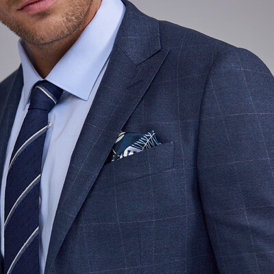 报喜鸟西装版型区别（报喜鸟商务修身羊毛西装KEBB216020S 蓝48A男士西服是否值得入手）