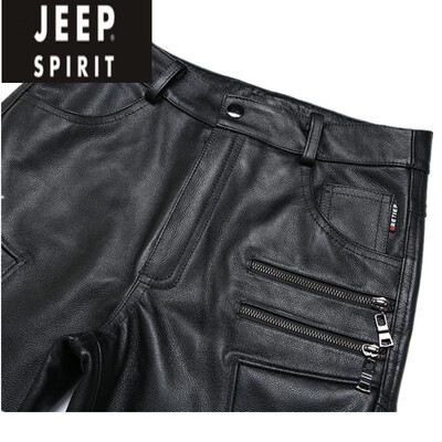 海宁皮裤怎么样（JEEP SPIRIT海宁真皮牛皮裤黑色 29男士皮裤靠谱吗,揭秘内幕）