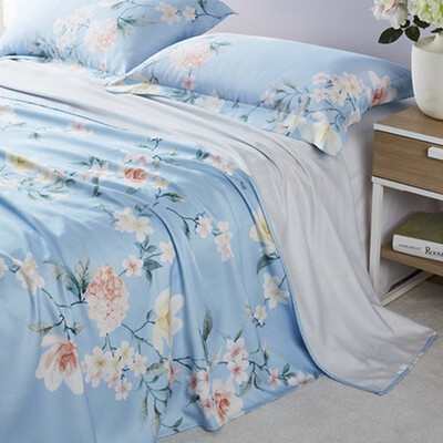 LOVO罗莱生活 曼谷芬芳印花凉席三件套 曼谷芬芳 席子250x245cm