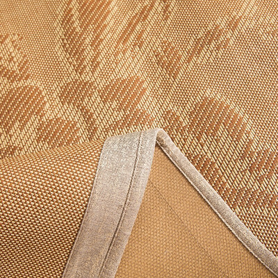 LOVO罗莱生活 沁花颜藤席三件套 VGW268 褐色 180*200cm