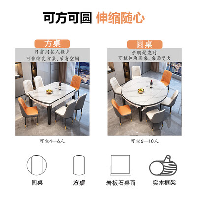 奥利克丝岩板餐桌椅组合质量烂不烂（奥利克斯减肥胶囊效果怎么样）-图片3