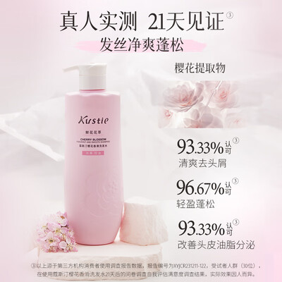Kustie樱花香修护洗发水500g怎么样（蔻斯汀洗发水怎么打开）-图片3