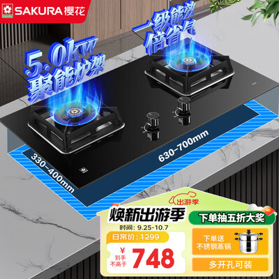 樱花燃气灶b9201型号怎么样(樱花 B9209 燃气灶 5.0kW大火力双灶台式灶到底如何,值得入手吗)-图片6