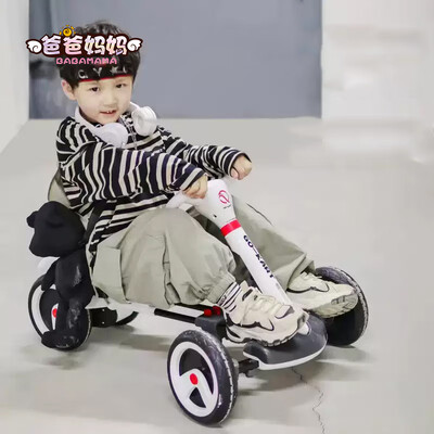 KT-001爸爸妈妈宝宝电动车儿童平衡车好不好(爸爸妈妈儿童平衡车怎么玩)-图片5