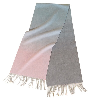艾丝雅兰 A-D3028 阿尔巴斯绚彩羊毛围巾 35x195cm