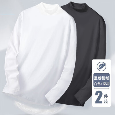 唐狮的衣服价格怎么样（DESSO唐狮T恤 男款秋冬季半高领 2XL男士T恤是否值得入手）-图片2