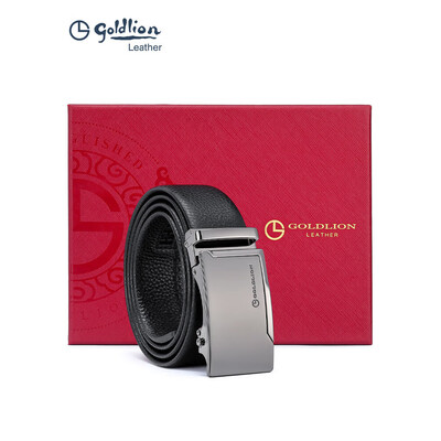 金利来 男式自动扣皮带 FAY021054-711Z 黑色