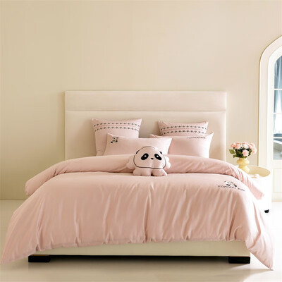 伊伊爱 简约长绒棉刺绣四件套200*230cm TJ0KL02302091