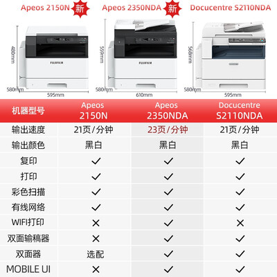 富士胶片机怎么样？深度测评富士胶片s2110ndas2110ns2350nda复合机，看真相！-图片1