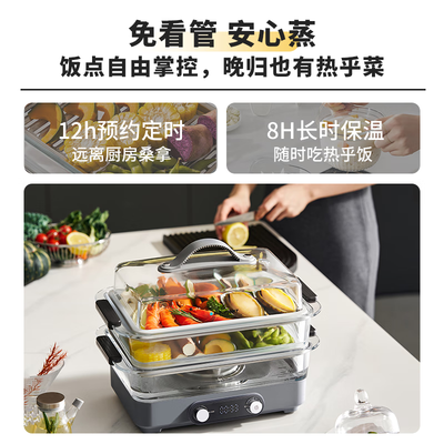 蓝宝电火锅怎么样（蓝宝 BLAUPUNKT ZG10 玻璃电蒸锅 10L大容量电炖锅评测说真相）-图片2