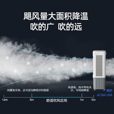 美的冷风机AC360-20A冷风扇评测说真相（美的冷风扇水箱怎么放水）-图片2