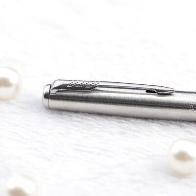 派克（PARKER）乔特复古粉白夹墨水笔