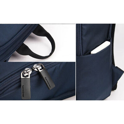 新秀丽 双肩包通勤背包男女商务休闲电脑包 黑色 TQ3*09002