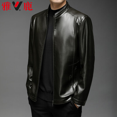 雅鹿皮草怎么样(雅鹿立领皮夹克男商务休闲男士皮夹克值得手入吗)-图片1