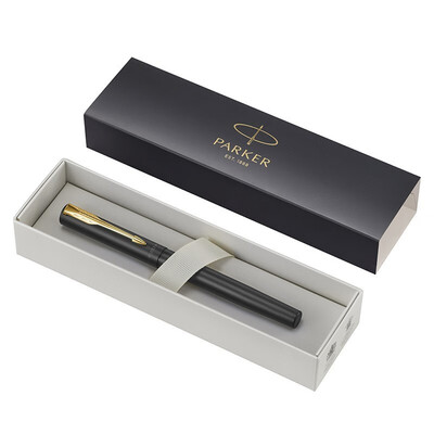 派克（PARKER）威雅XL经典黑金夹宝珠笔