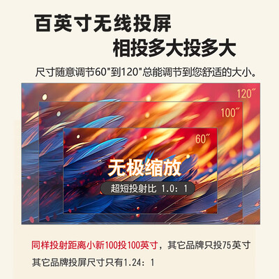 联想小新100P家用投影仪 智能避障高亮投影机质量如何（联想投影机怎么样）