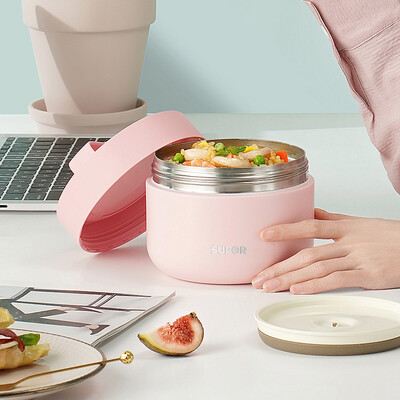苏泊尔 保温便当盒.Q KC80FK10 800mL 蜜桃粉/薄荷绿/梦幻蓝