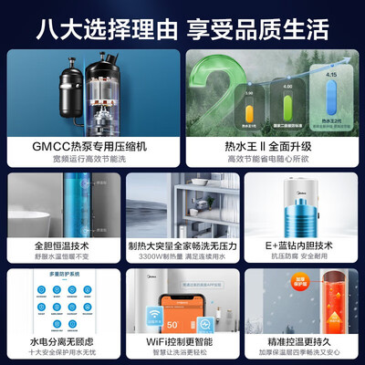 美的空气能热水器好吗（美的空气能热水器 200升高性价比空气能热泵体验效果好吗）-图片6