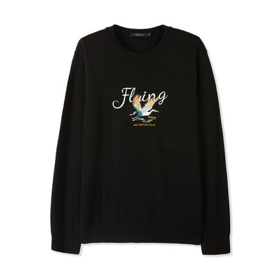 CABBEEN 男士刺绣毛衣 煤黑色 01 52/180/XL男士羊毛衫怎么样(CABBEEN 男士刺绣毛衣 煤黑色 01 52/180/XL男士羊毛衫测评看真相)