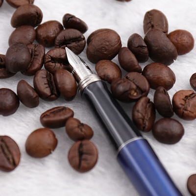 派克（PARKER）乔特皇家蓝白夹墨水笔