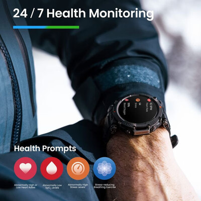 Amazfit 跃我GT-Rex Ultra智能手表 双频GPS户外运动探险手表 防泥防水 离线地图