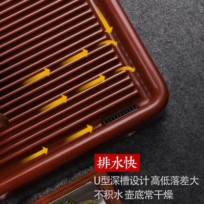 德国电木茶盘32支大号家用排水茶台到底如何,值得入手吗（从简电木茶盘怎么样）-图片3