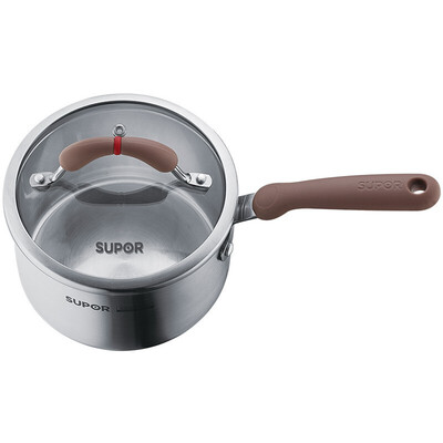 苏泊尔（SUPOR） 小红圈不锈钢奶锅·芯彩系列 RT16AA1 16cm