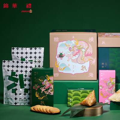 锦华 祥龙佳礼 粽子礼盒 1.35千克
