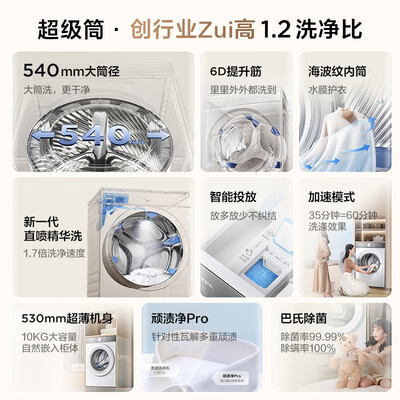 TCL G100T7H 10公斤全自动超薄滚筒洗衣机到底如何,值得入手吗（tcl洗衣机怎么解锁洗衣机门）-图片3