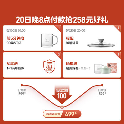Buydeem浅杉绿不粘平底锅30cm不粘煎炒锅到底如何,值得入手吗（北鼎铸铁锅怎么样）-图片6