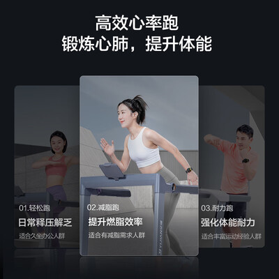 华为智选跑步机家用降噪全折叠减震智能走步机亿健精灵S8 免安装 宽大跑台
