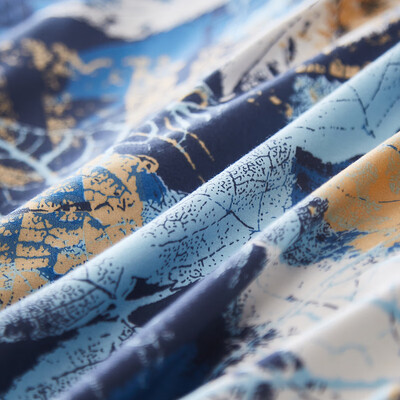 恒源祥 落叶知秋澳绒四件套 TBK2017 被套200*230cm