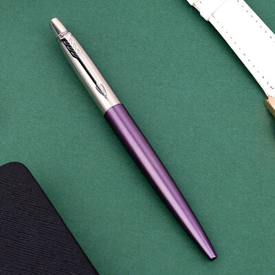 派克（PARKER）乔特维多利亚紫白夹凝胶水笔 