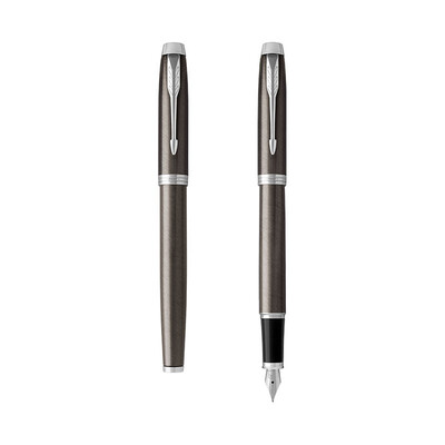 派克（PARKER）2015IM金属灰白夹墨水笔