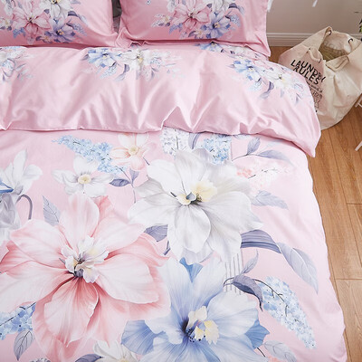 恒源祥 缤纷花影全棉活性四件套 TBK2037 被套200*230cm