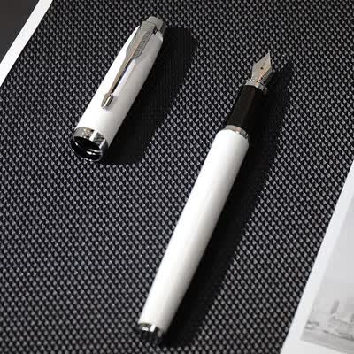 派克（PARKER）2015IM纯白白夹墨水笔