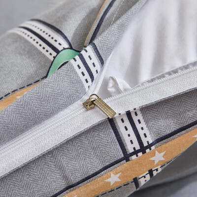 路易卡罗（LOUIS.KELLOG）纯棉磨毛四件套-定格-灰 LK-6323 200 x 230 cm