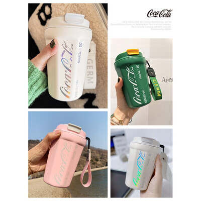 格沵(GERM)可口可乐联名款菱形咖啡杯(390mL) GE-CK22SS-K3-3(极光白) 