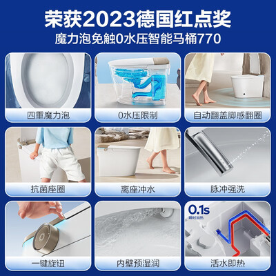 JOMOO S770 智能马桶怎么样（九牧智能马桶冲水量大小怎么调）-图片1