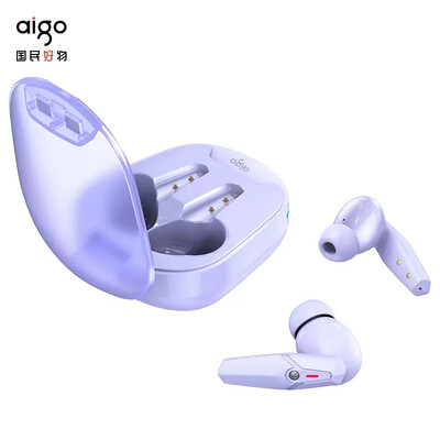 爱国者 T180蓝牙耳机TWS入耳适无超长智能 冰透奶昔