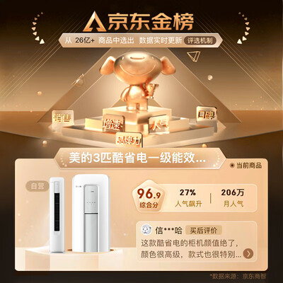 美的3匹变频空调柜机KFR-72LW/N8KS1-1靠谱吗,揭秘内幕(美的空调柜机滤网怎么拆下来?)-图片5