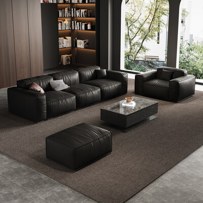 圣西曼 2.2米真皮沙发皮艺沙发怎么样(圣迈沙发怎么样)