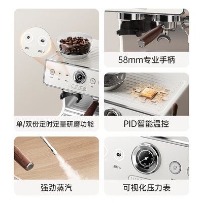 露茉Solar意式半自动咖啡机可视压力显示值得手入吗（露茉咖啡机怎么样好用吗）