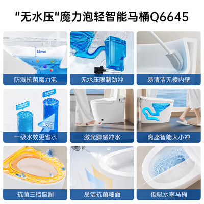九牧SQ6645智能马桶魔力泡脚评测说真相(九牧智能马桶座温怎么调)-图片4