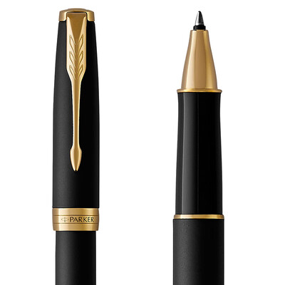 派克（PARKER）2015卓尔磨砂黑杆金夹宝珠笔