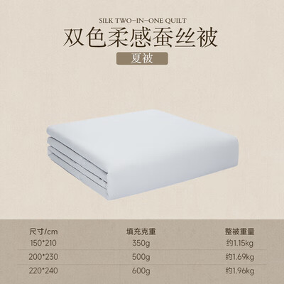 亚朵床垫好不好（亚朵星球柞蚕丝夏凉被 3.9斤220*240cm蚕丝被好不好）-图片4