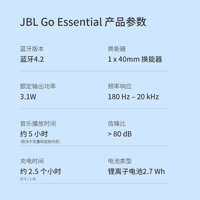 jbl蓝牙低音炮哪款好(JBL GO ESSENTIAL 蓝牙音箱 便携低音炮红色小音箱评测说真相)-图片2