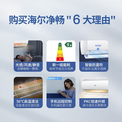 海尔空调变频的好还是定频的好（海尔空调大1.5匹变频冷暖自清洁变频空调靠谱吗,揭秘内幕）-图片1
